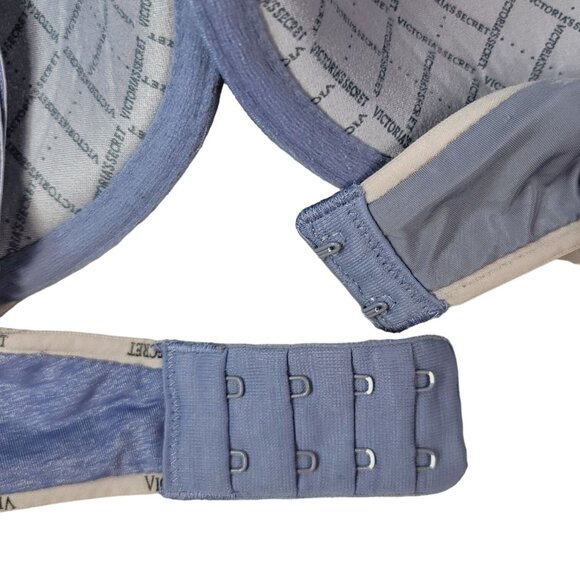 Victorias Secret Uplift Semi Demi Bra Purple 32DD Lightly Lined Seamless Adj - Picture 6 of 8